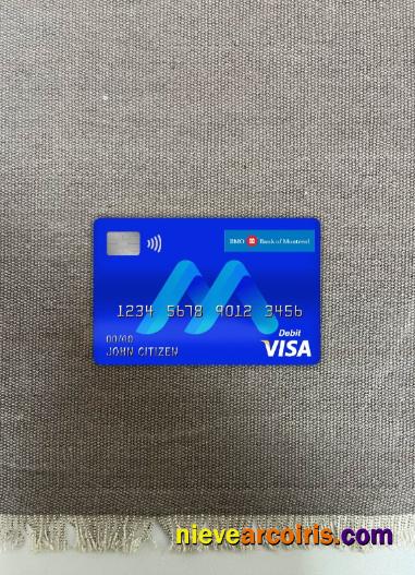 Canada BMO bank of montreal bank visa debit card photolook